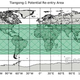 Imagen: El área donde el Tiangong-1 podría caer está remarcado en verde. Imagen: Agencia Espacial Europea via Space.com